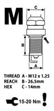 Load image into Gallery viewer, Brisk Premium Multi-Spark Racing MR12ZS Spark Plug