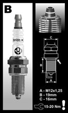 Load image into Gallery viewer, Brisk Premium Multi-Spark Racing BR08ZS Spark Plug