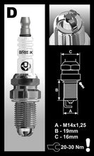 Load image into Gallery viewer, Brisk Extra Turbo Racing DR17TC Spark Plug