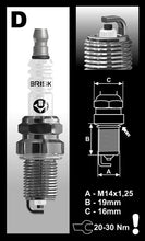 Load image into Gallery viewer, Super Racing DR14YC-1 Spark Plug