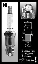 Load image into Gallery viewer, Brisk Premium LGS Racing HO14LGS Spark Plug