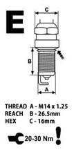 Load image into Gallery viewer, Brisk Premium Multi-Spark Racing ER14ZS Spark Plug
