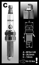 Load image into Gallery viewer, Brisk Silver Racing CR10YS Spark Plug