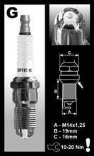Load image into Gallery viewer, Brisk Premium LGS Racing GOR14LGS-T Spark Plug