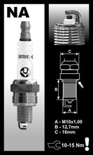 Load image into Gallery viewer, Brisk Silver Racing NAR12YS Spark Plug