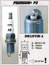 Load image into Gallery viewer, Brisk Iridium Performance P4 DR15YIR Spark Plug