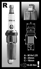 Load image into Gallery viewer, Brisk Silver Racing RR14YS Spark Plug