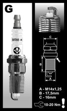 Load image into Gallery viewer, Brisk Silver Racing L08YS Spark Plug
