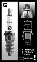 Load image into Gallery viewer, Brisk Premium Multi-Spark Racing GR15ZC Spark Plug
