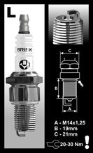Load image into Gallery viewer, Brisk Silver Racing LR12SL Spark Plug
