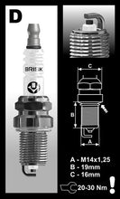 Load image into Gallery viewer, Super Racing DR12YC Spark Plug
