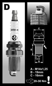 Super Racing DR15YC-1 Spark Plug