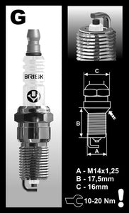 Super Racing GR19YC-1 Spark Plug