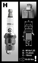 Load image into Gallery viewer, Brisk Silver Racing H12S Spark Plug
