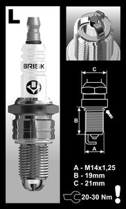 Brisk Extra Turbo Racing LR15LTC Spark Plug
