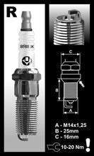Load image into Gallery viewer, Brisk Silver Racing RR08S Spark Plug
