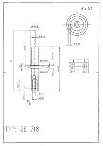 Igniter / Ionization Detector ZE 718.2